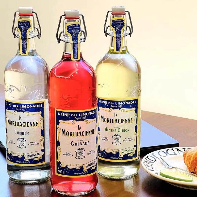法国进口莫多闲薄荷柠檬苏打气泡水石榴原味柠檬果味汽水碳酸饮料