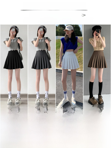 JK uniform shirt skirt dress set women summer two-piece set short skirt short-sleeved t-shirt women summer