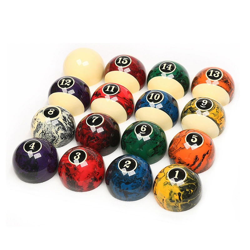 Бильярд Стандартный китайский стиль Черный Бальт № 57,2 мм Бильярд Мраморный рисунок Бильярд Шары Аксессуары
