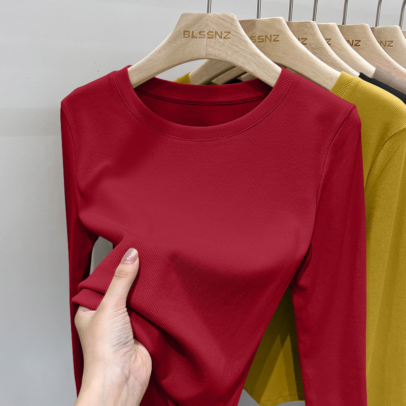 【라운드넥】레드