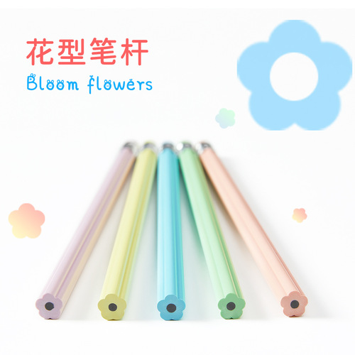 Handwritten Diary Pencil, Zhenglin Petal Flower Shape Pencil, Heart Shape Pencil, 50 Pcs Tumbler HB Pencil, 2B Pencil