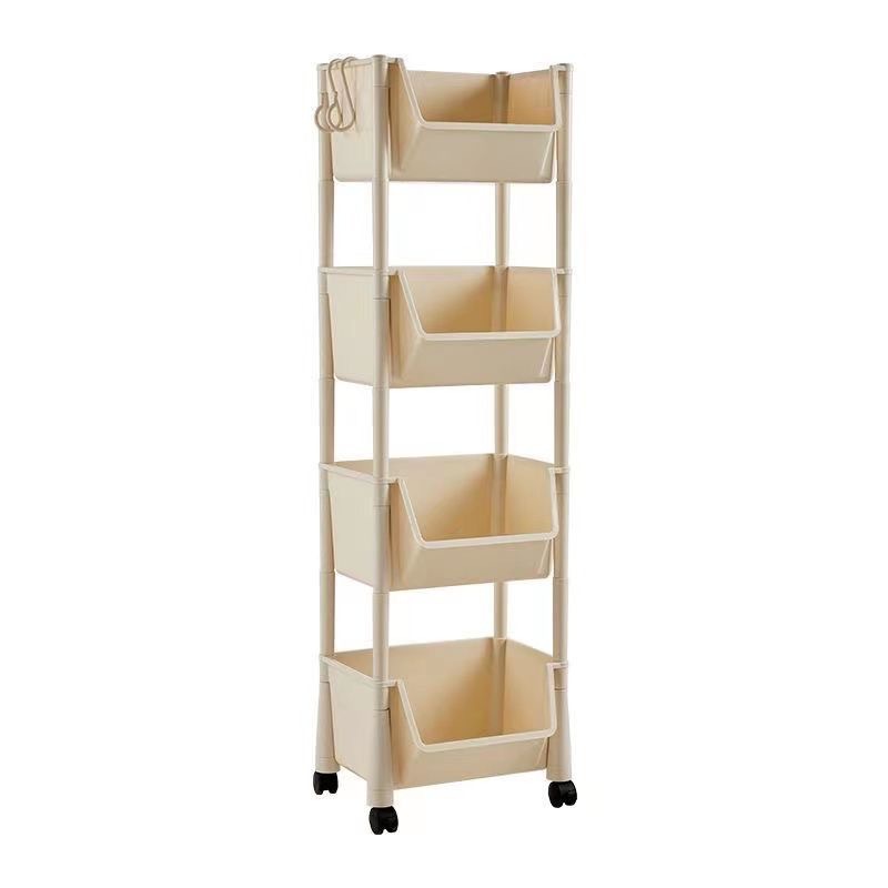 Periódico rack al por mayor snack sundries libro rack salón estudio cocina baño móvil casa piso rack de almacenamiento