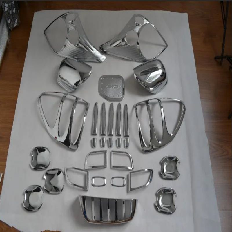 Aplicable a Prado dominante 2700 lc120 03-09 pantalla grande luz trasera marco manija puerta tazón niebla lámpara Decoración