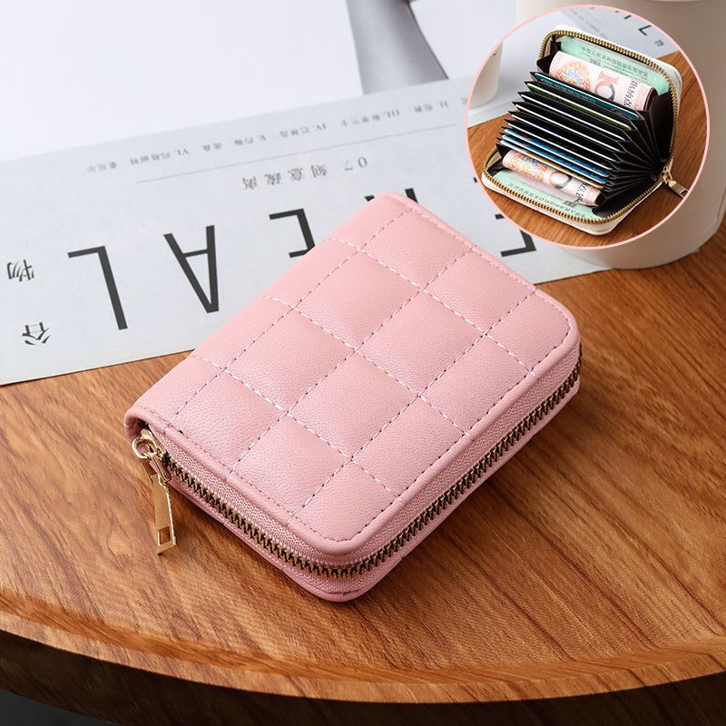 Titular de la tarjeta exquisito de gama alta de las mujeres 2021 nuevo diseño de nicho estilo ins posición de tarjeta múltiple de gran capacidad Sentido de gama alta pequeño