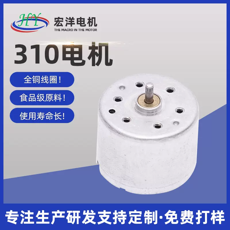 厂家直供微型电动机310电机 310喷泉音响马达微型手持风扇电机