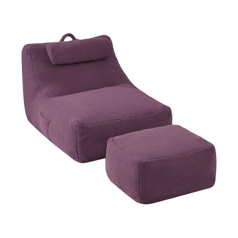 Transfronterizos adultos sofá de frijol esponja rotura sin hueso sofá tatami compresión al vacío sofá perezoso para dormir