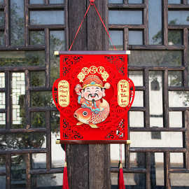 越南外贸爆款财神爷新年摇头财神挂墙春节新款挂件客厅过年装饰