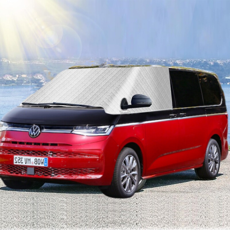 新しい車のフロントガラス日焼け止めサンシェードフォルクスワーゲン VWT7 キャンピングカー雪カバー卸売|undefined