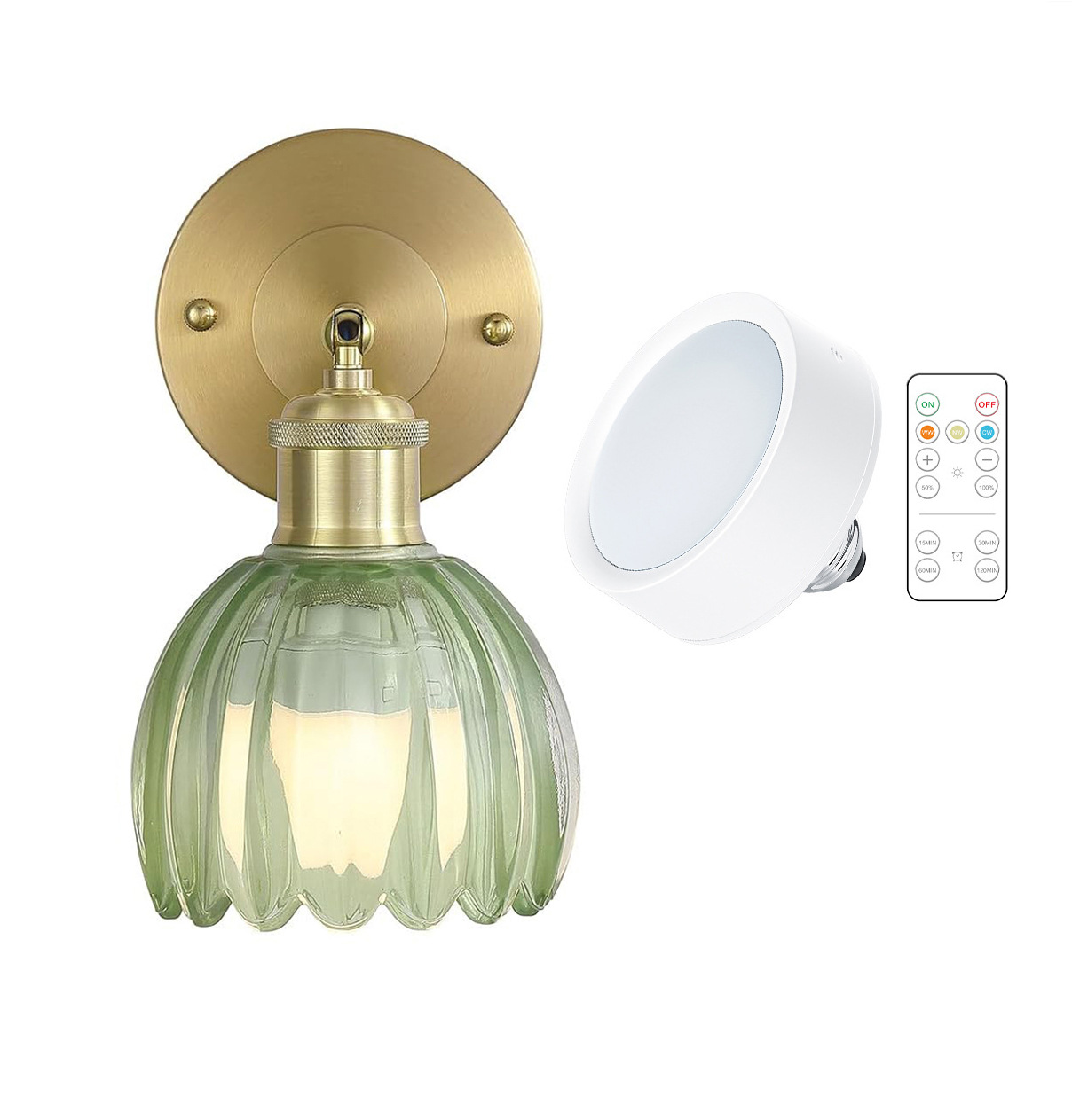 A형 녹색 단일 3색 배터리 모델