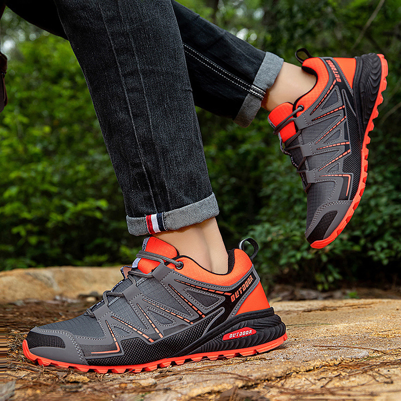 Foreign Trade Outdoor Men's Shoes Cross-Country Running Shoes Solomon Travel Hiking Shoes Hiking Shoes Breathable Large Size A2503