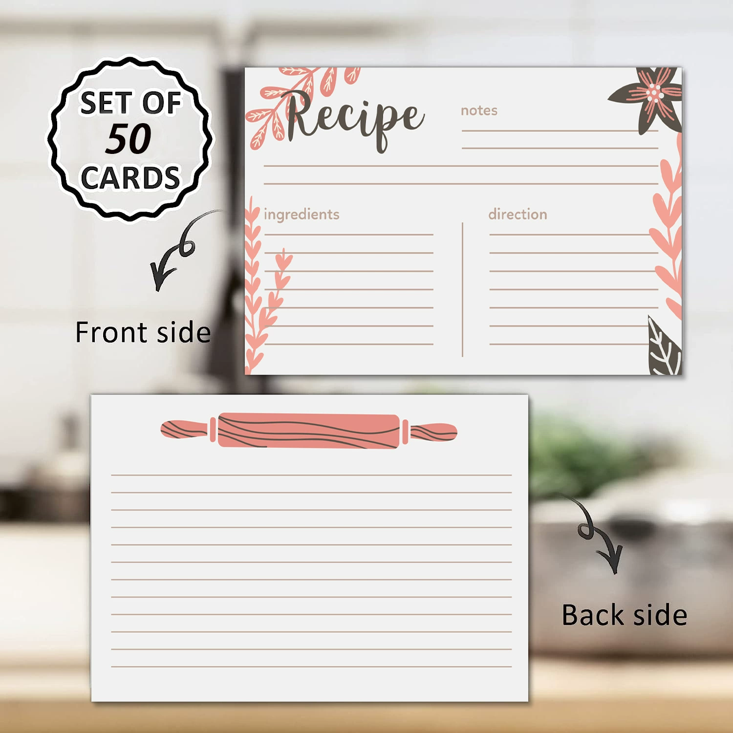 Amazon tiktok кросс-border RECIPE рецепт карта пищевой материал ингредиент рекорд карта 157g Shopia карта