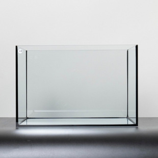 Fish Tank Stream Tank Thunder Dragon Right-Angle Glass High-Definition Fish Tank Home Living Room Study Desktop Small Fish Tank Thickeneded High-Definition