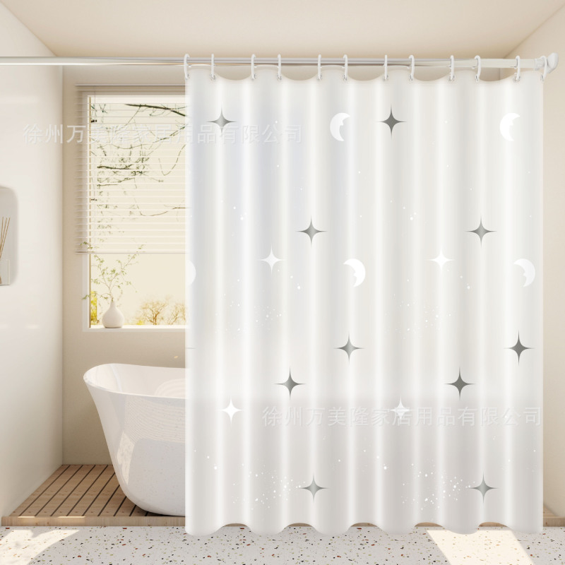 バスカーテン現物カラー3d PEVA防水防かび厚手浴室トイレ入浴遮断カーテンクロスボーダー|undefined
