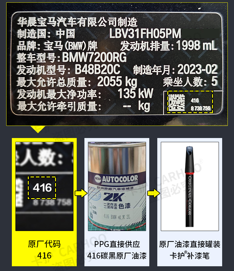 Car Touch Up Paint Pen Scratch Repair Pearl White Black