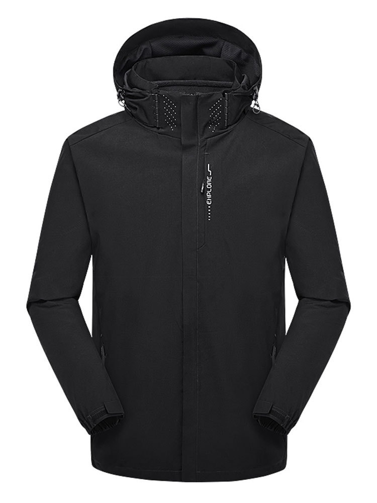 冲锋衣外套男女2024新款户外三合一防风防水夹克秋冬季滑雪登山服