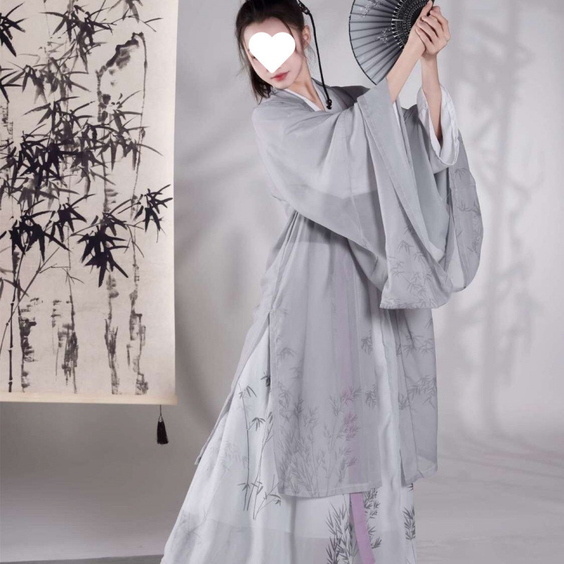 스플래시 컬러 쓰리피스 슈트 4.5m 스커트