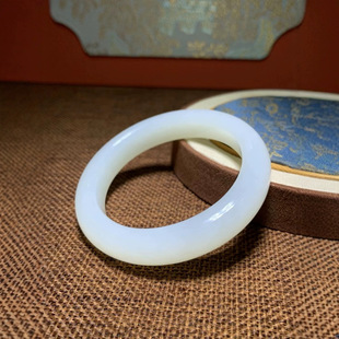 Jin Yutang Xinjiang Hetian Jade Suede Jade Bracelet Delicate Ripe Waxy Oily Self-Shaped Bracelet Type Full Atmosphere Sticker