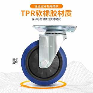 ✅ Thickened Wooden Turtle Cart, Flatbed Cart, Small Box Cart, Four-Wheel Trolley, Plastic Mobile Pull Truck