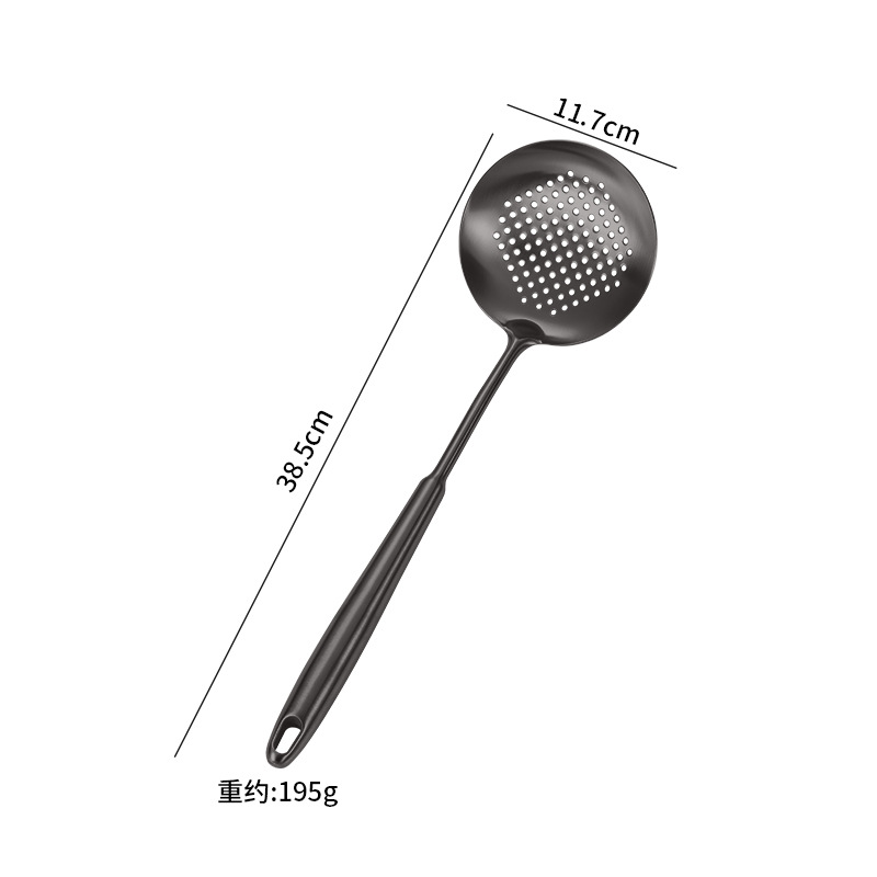 Amazon cocina de acero inoxidable guisado de fideos de pesca lengua cuchara de carne tenedor de patata conjunto de regalo