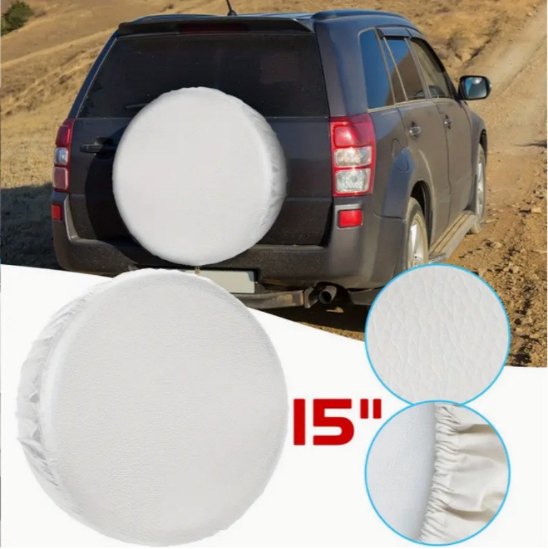 Universal for Car Trailer RV SUV Truck Waterproof Soft PVC Tire Cover Camper and Travel Trailer