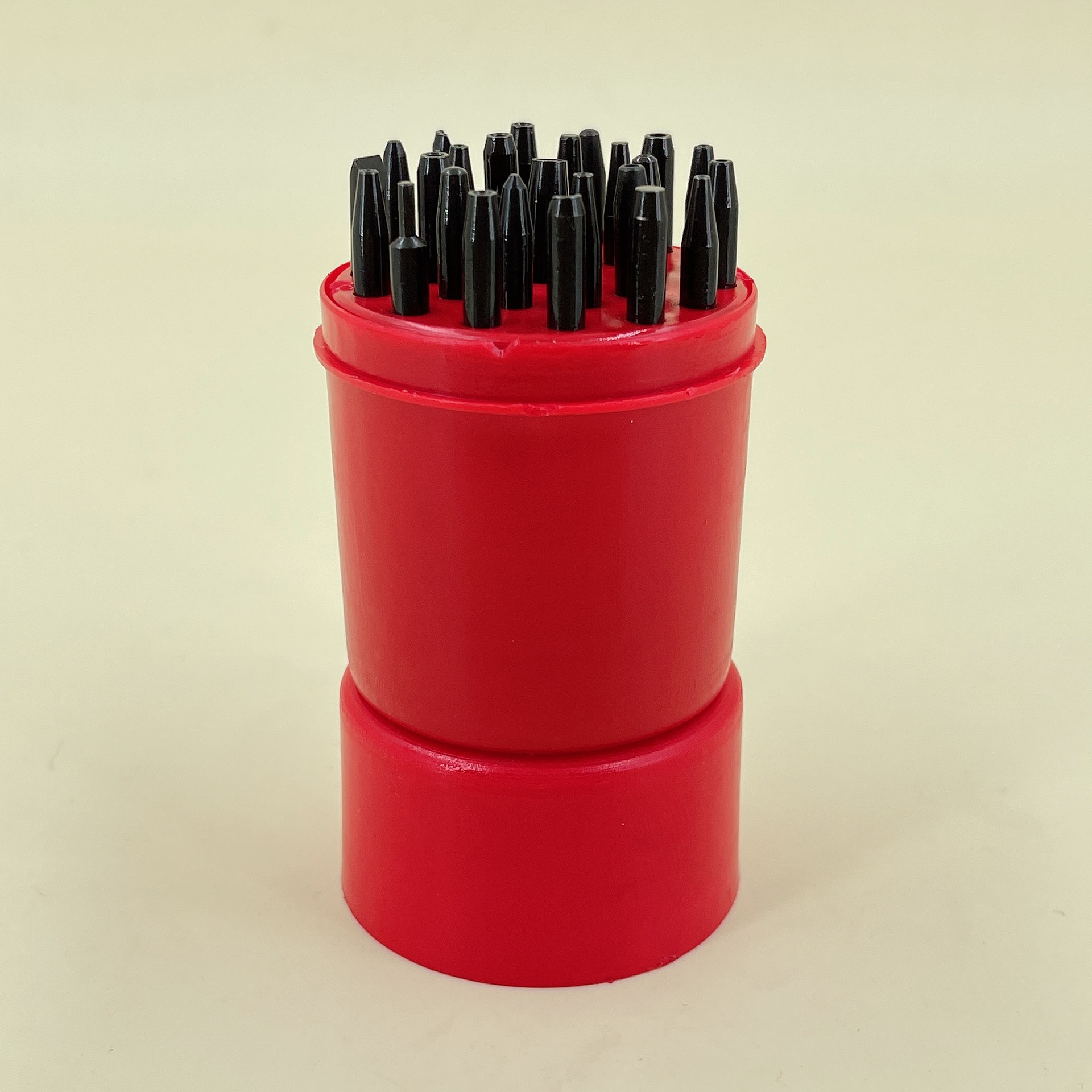 修表工具 25支装针针冲 装针器 皮带打孔 手表钟表装针器 压针器