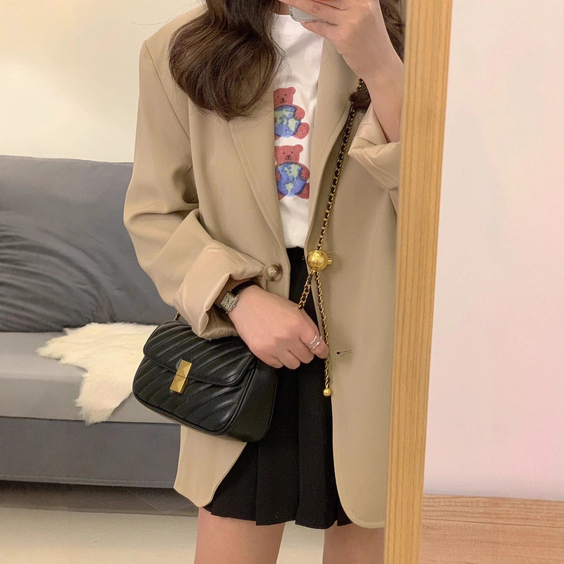 西装外套女2025新款秋款今年流行气质休闲小个子高级感炸街小西服|undefined