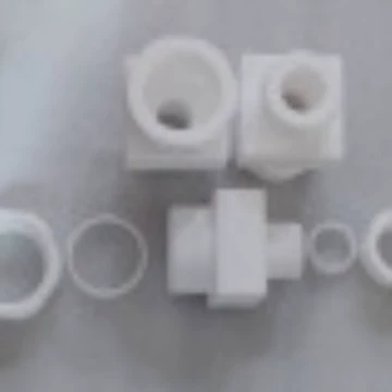 Прямое соединение с наконечником из ПТФЭ переменного диаметра θ60-θ35.