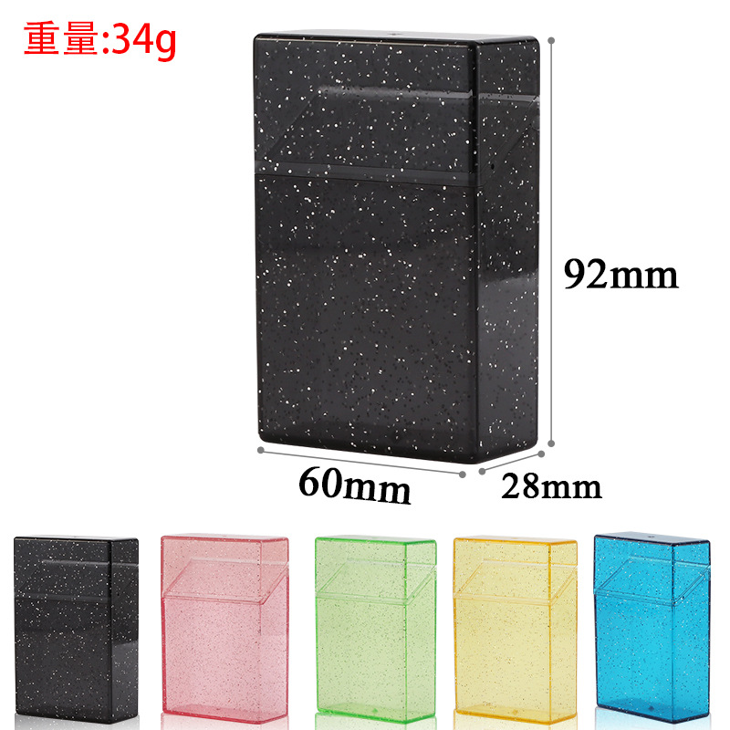 Cartoon plastic cigarette case, storage box, банка для хранения, DIY 5