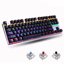 Metoo  Edition Mechanical Keyboard 87 keys Blue Switch Gamin
