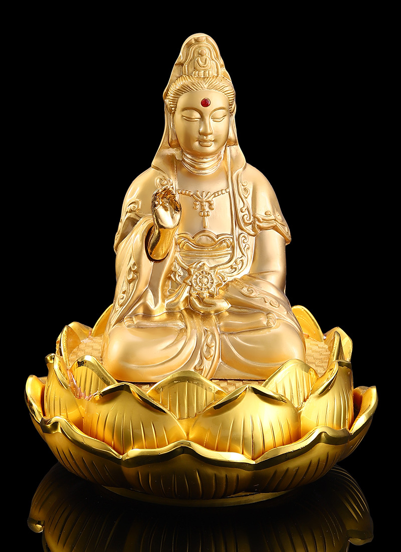 Car ornaments thousand hands Guanyin car accessories perfume center console perfume holder Buddha statue men's car car accessories