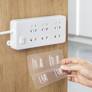 Plug-in Row Holder Wall Hanging Punch-free Plug-in Storage Rack Wall Router Storage Rack Wire Board Socket Chen Zhikuo