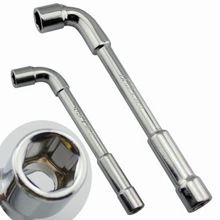 Pipe Type Perforated Socket L Type Wrench Hexagon Wrench Elbow Handle Socket 6-24mm