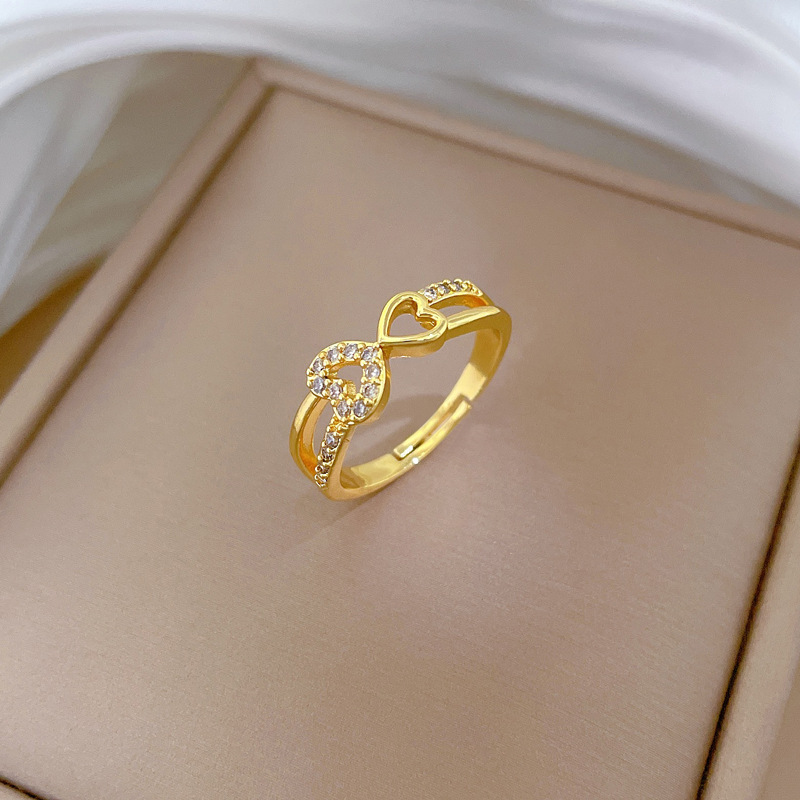 Herzmotiv Designer Ring Für Damen Modischer Schmuck Für Finger_voghion.com
