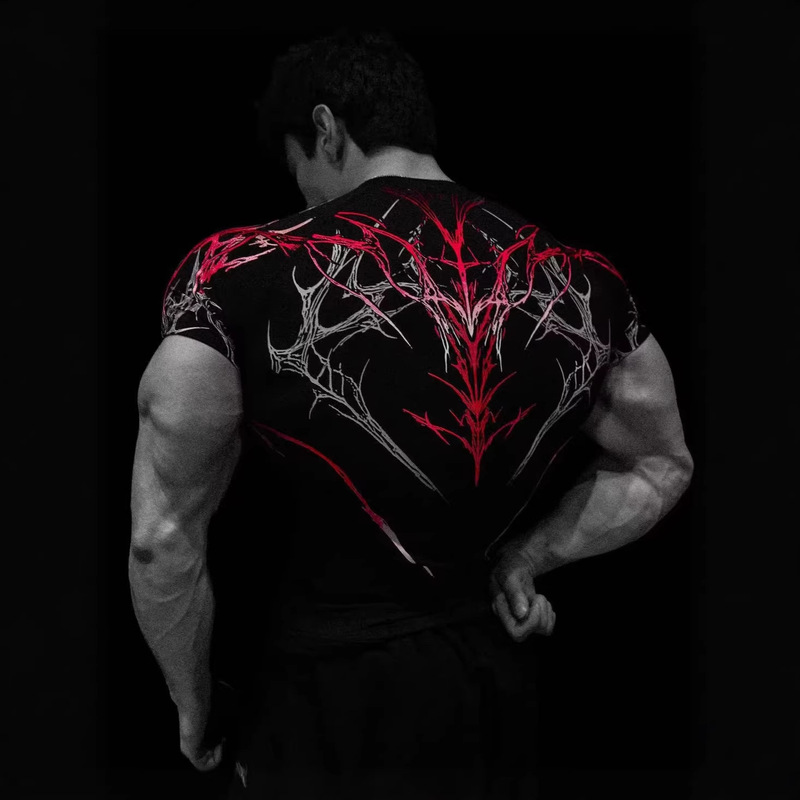 Breathedivinity Venom Dragon Bone Quick-Dry Short-Sleeve Fitness Sports Shapewear Compression Shirt for Men and Women Breathedivinity Venom Dragon Bone Quick-Dry Short-Sleeve Fitness Sports Shapewear Compression Shirt for Men and Women