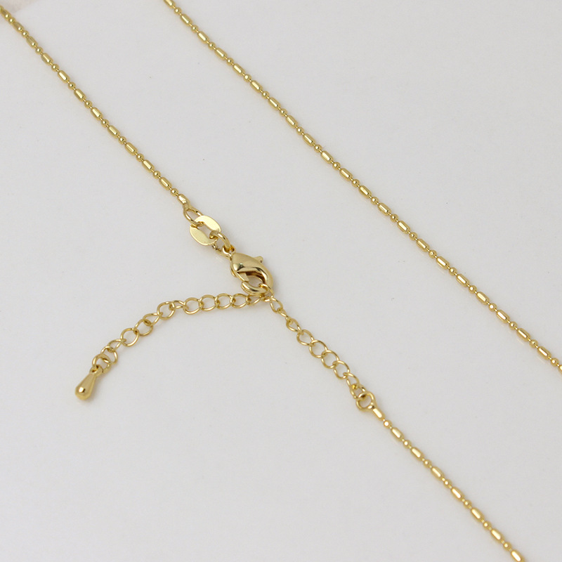 4g Weight Chain Jewelry Making Type 45-50cm Jewelry Making Size Lobster Trigger Clasp Closure Clasp Closure Type Jewelry Accessories Classification 1 Piece Quantity Copper Material Geometric Pattern All Seasons Season Plating Design Simple Style Style 1 Piece Copper 45-50cm Jewelry Accessories Chain Simple Style Geometric 9