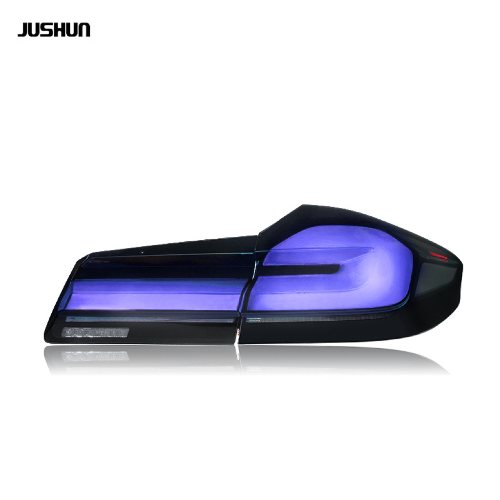 Aplicable a 18-20 BMW Serie 5 G30 Modificación de montaje de la luz trasera 21 nuevo LCI ennegrecido LED Luz Trasera