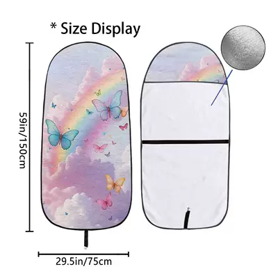 set, front seat protector, Universal seat cover - ssfht167-75x150-2-piece-set