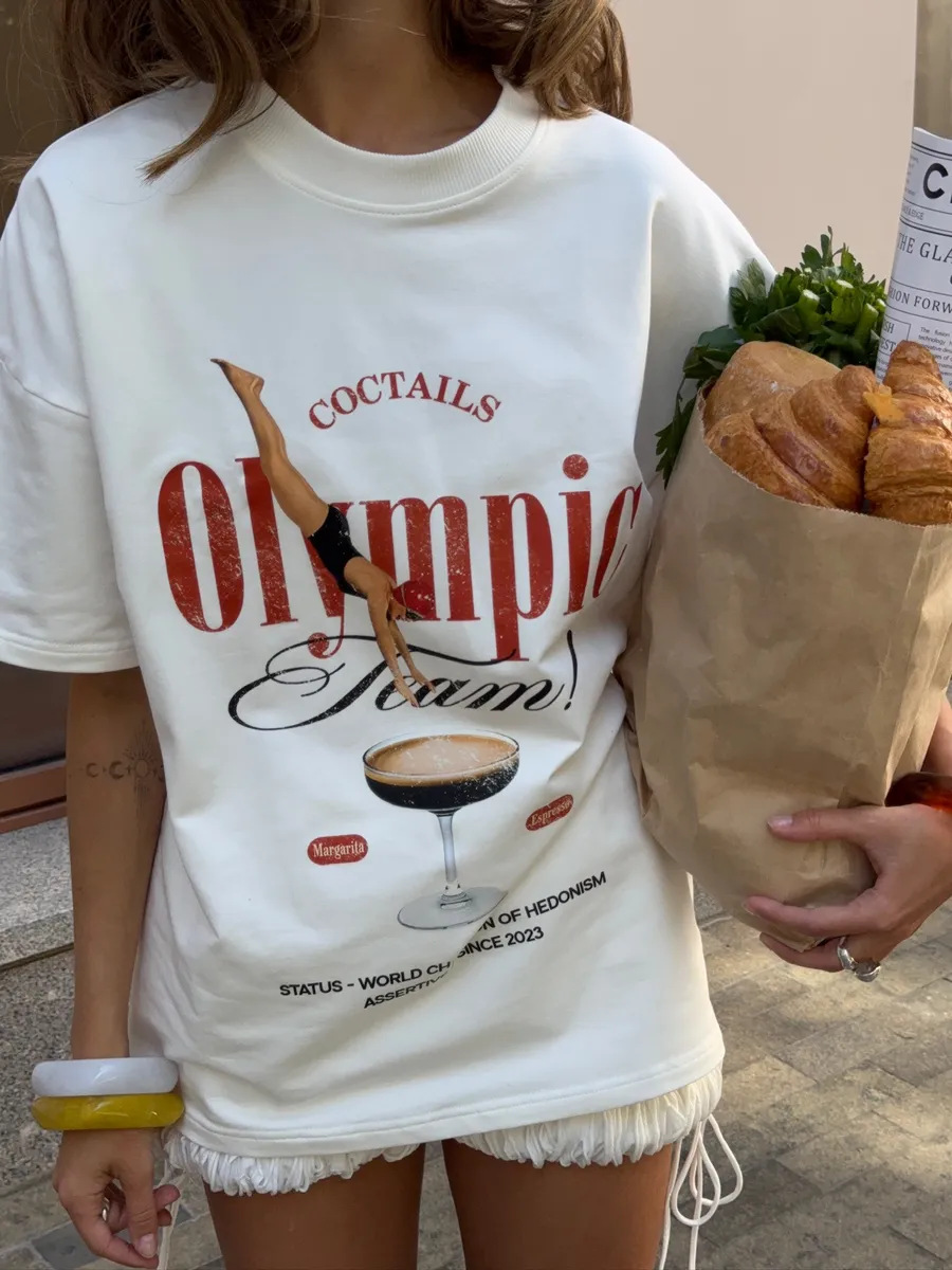 Summer New American Style Popular 100% Pure Cotton Short-Sleeve T-Shirt, Fashionable and Trendy, Loose Fit, Flattering and Comfortable Top
