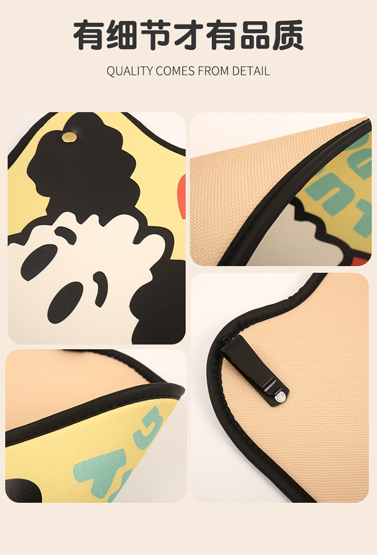 Cute Cartoon Car Seat Back Anti-Kick Pad for Poodle, Car Seat Back Anti-Stain Pad