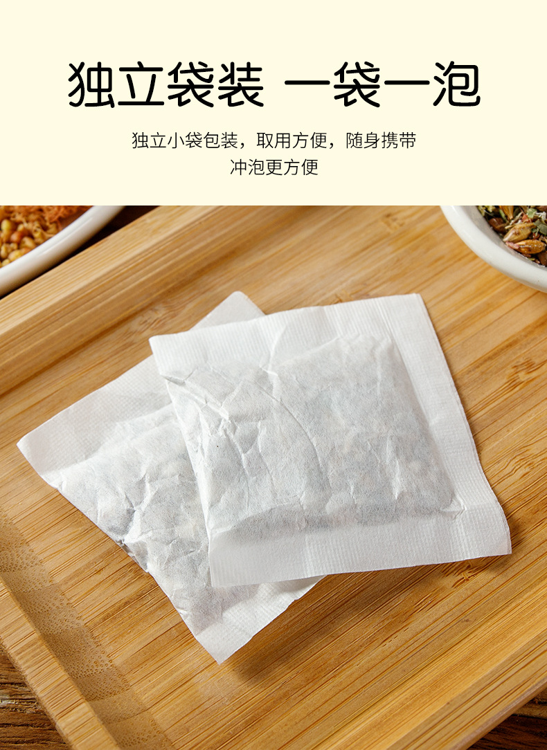 Corn Silk Mulberry Leaf Green Tea Blend Yu Mi Xu Sang Ye Cha 150g 30 Cold Brewed Herbal Tea Bags in use