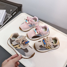 儿童小宝宝鞋2025新款韩版皮面小男童运动鞋女童阿甘鞋5115