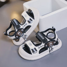 男童包头凉鞋夏季新款卡通女宝宝运动沙滩鞋儿童防踢软底鞋子童鞋