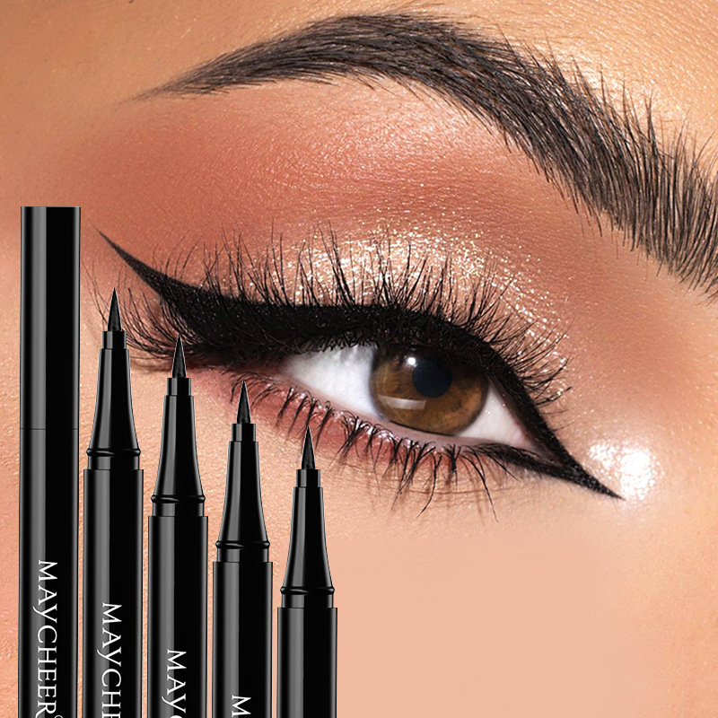 MAYCHEER eyeliner pen suit long-lasting sweat-proof non-blooming novice easy to color cross-border foreign trade full trusteeship