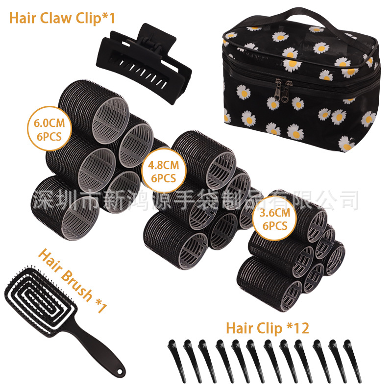 Trompa de rizador de flequillo de aire transfronterizo, bolsa de maquillaje grande, juego de rizador, flequillo, artefacto de cabello rizado, hairroller