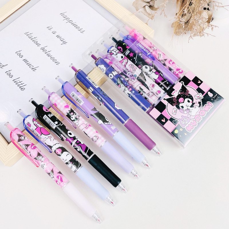 St cabeza encantadora Kolomi pulsar bolígrafo neutro bolígrafo de alto valor facial bolígrafo de estudiantes 0.5 bolígrafo de agua negra estudiantes al por mayor