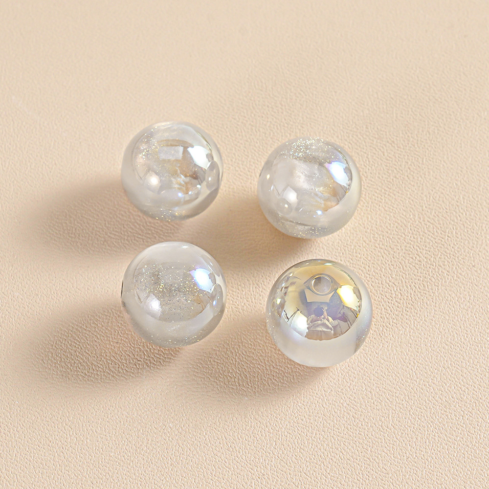 Ins20 ojos de gato gypsophila ultravioleta que cambia de color, brazaletes de bricolaje, cadena de teléfonos móviles, accesorios de joyería, cuentas sueltas