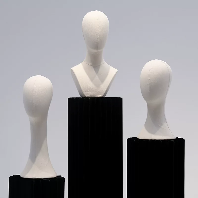Mannequin head, hat, wig, stand, hair accessory for bride