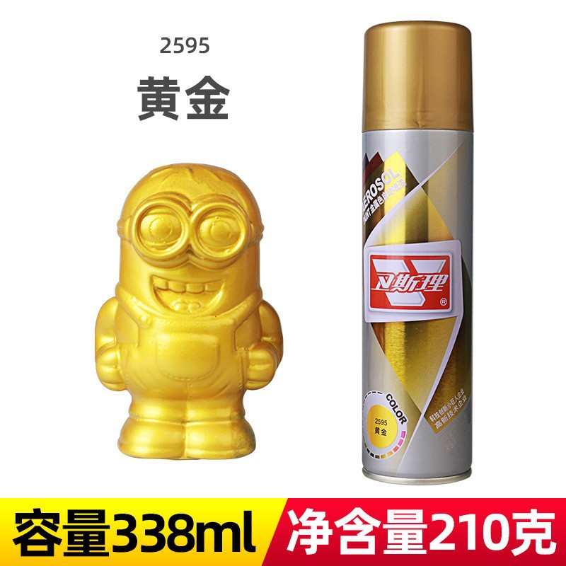 卫斯理自动喷漆雕件摆件家居街头涂鸦等diy改色漆多色可选*12瓶装