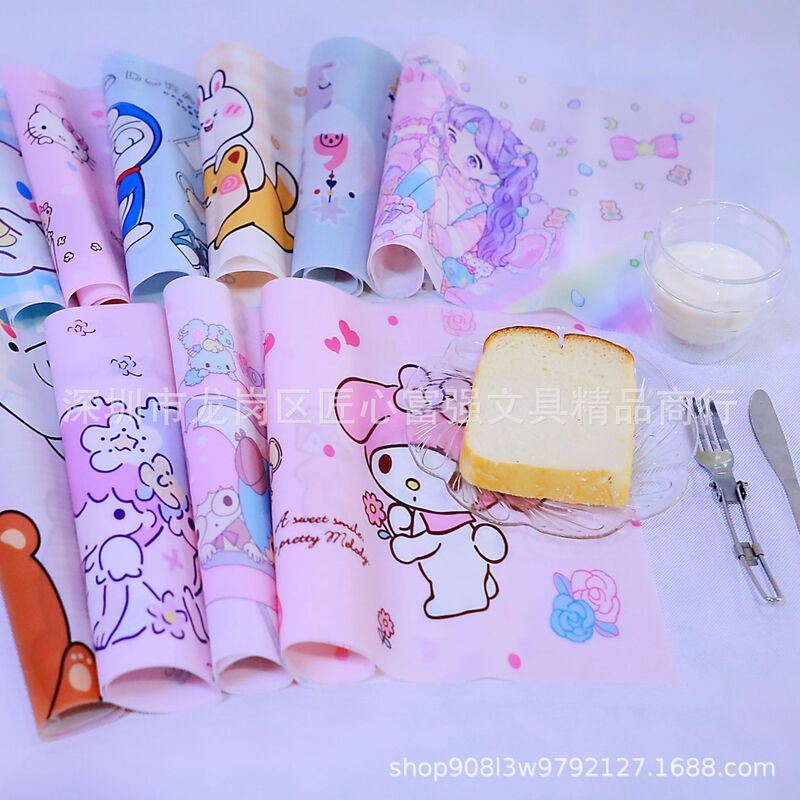 Household Wholesale Placemats Foldable Jelly Soft Waterproof Easy-To-Wipe Table Mats Pull Cloth Mats Trendy Children Cartoon Placemats Household Wholesale Placemats Foldable Jelly Soft Waterproof Easy-To-Wipe Table Mats Pull Cloth Mats Trendy Children Cartoon Placemats