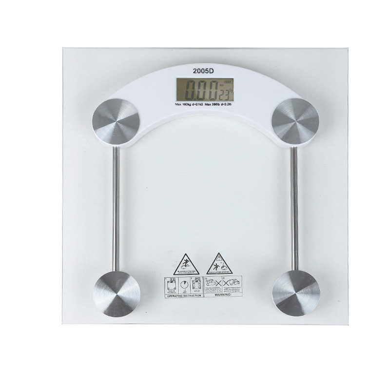 Cross-border weighing scale 30*30 tempered glass commercial body scale gift wholesale electronic scale student health scale
